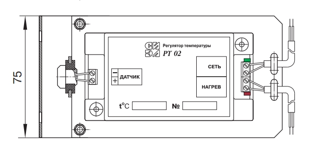 Регулятор температуры электронный СИЭЛ РТ-02М Регуляторы напряжения